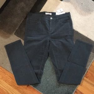 Teal colored cords from Loft